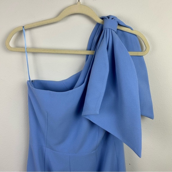 Dress the Population Tiffany Dress in Sky Asymmetrical midi length gown size: M - Picture 11 of 14
